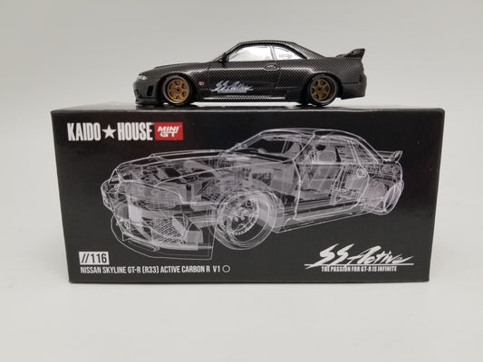 Kaido House 116 Nissan Skyline GT-R R33 - CARBON V1