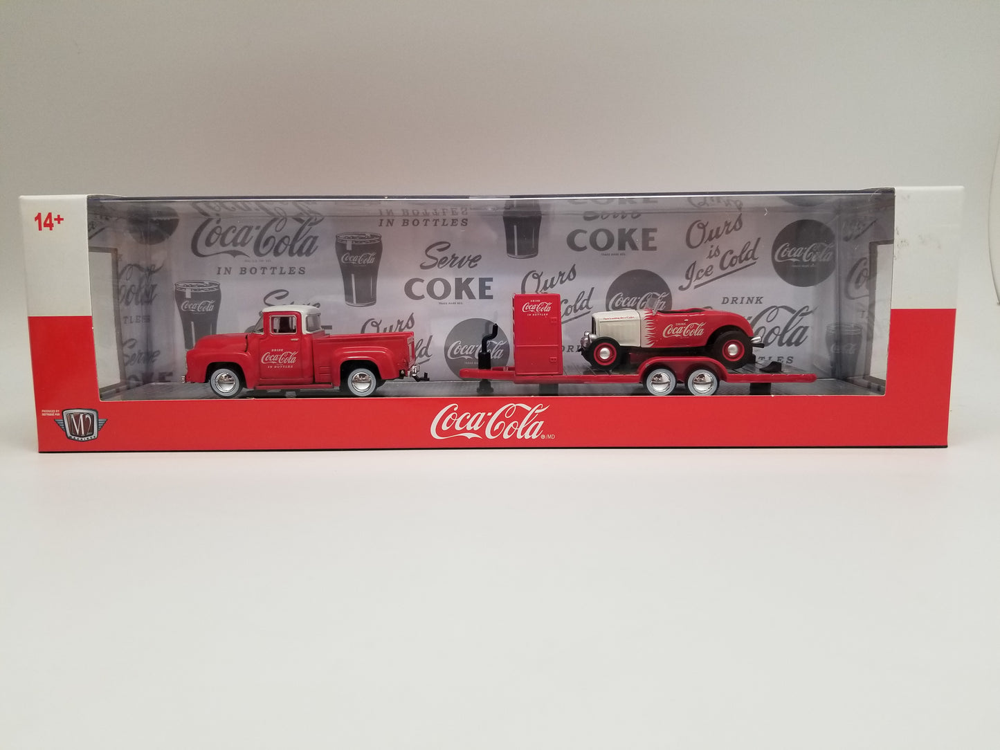 M2 1956 Ford F-100 Truck & 1932 Ford Roadster - Coca-Cola Auto Hauler