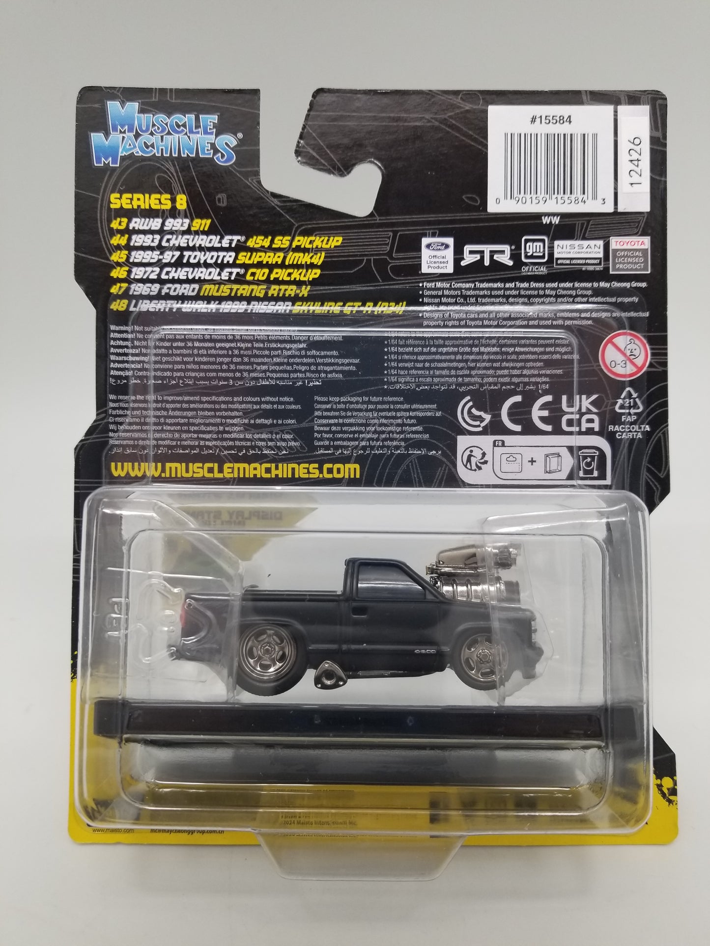 MM #44 - 1993 Chevrolet 454 SS Pickup - Blackout