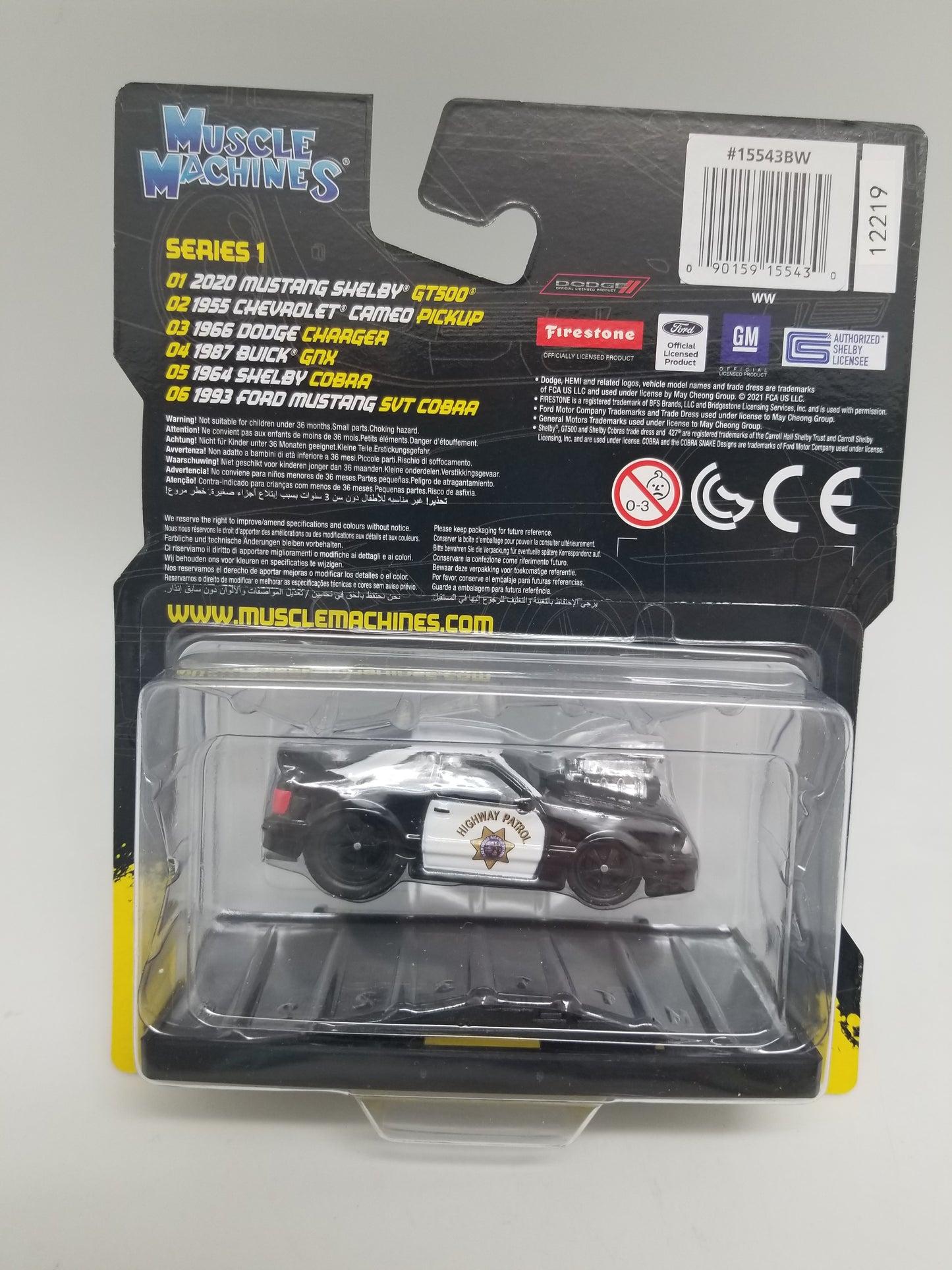 MM #06 - 1993 Ford Mustang SVT COBRA - SSP Highway Patrol