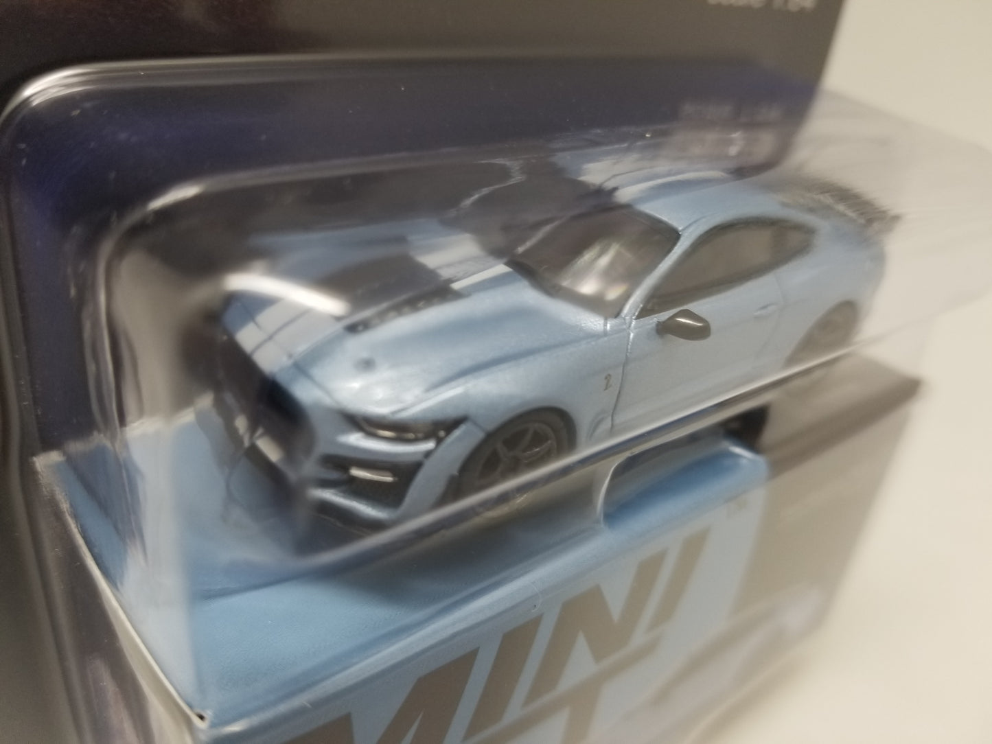 Mini GT 0758 Ford Mustang Shelby GT500 - Heritage Edition Brittany Blue