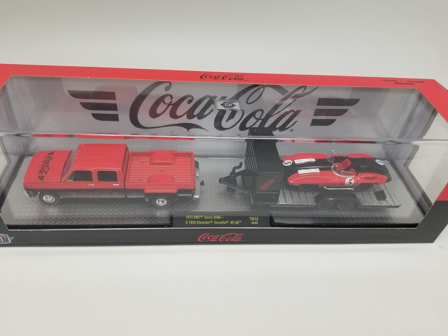 M2 1973 GMC Sierra 3500 & 1959 Chevrolet Corvette XP-86 - Coca-Cola Auto Hauler