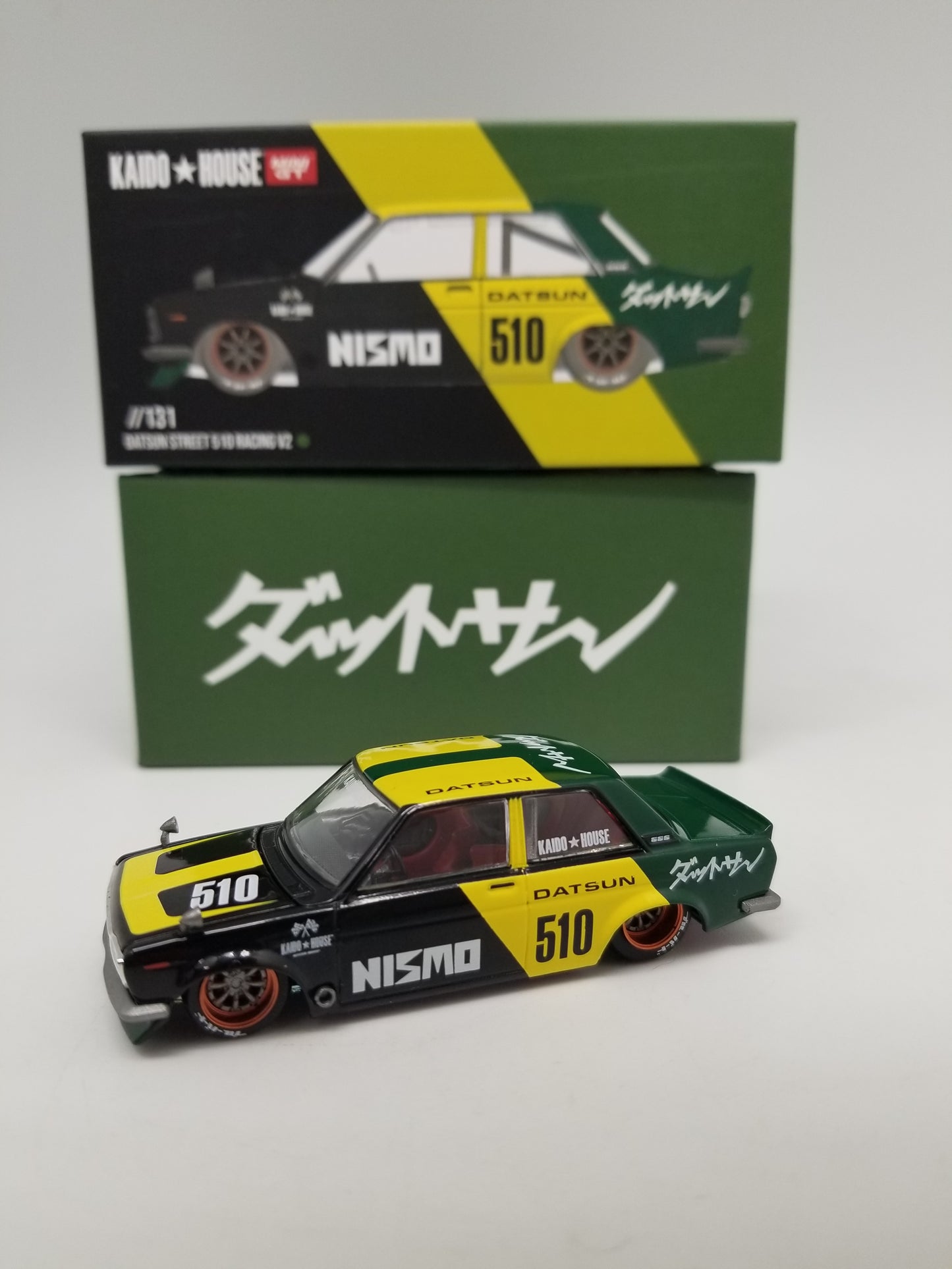 Kaido House 131 Datsun Street 510 - Black/Yellow/Green