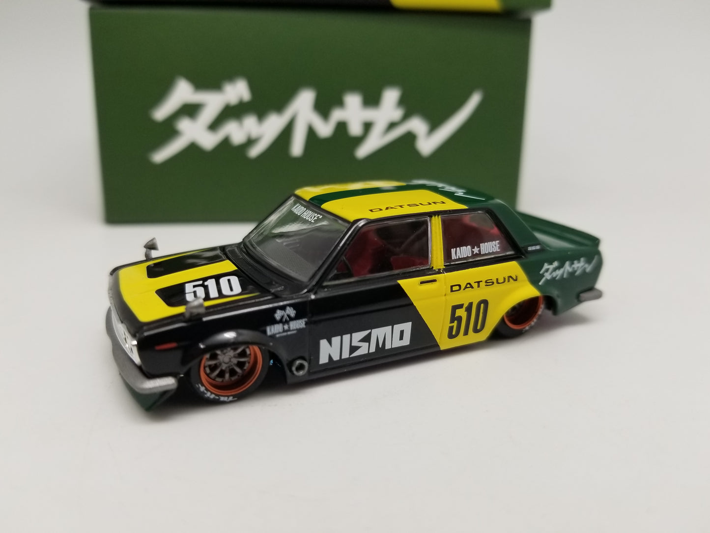 Kaido House 131 Datsun Street 510 - Black/Yellow/Green