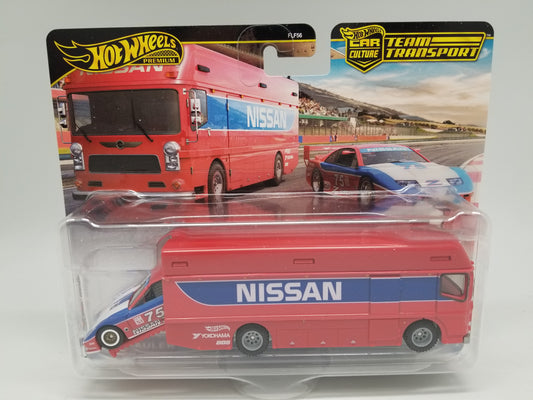 Hot Wheels Euro Hauler & 94 Nissan 300 ZX GTS #73 - Car Culture Team Transport