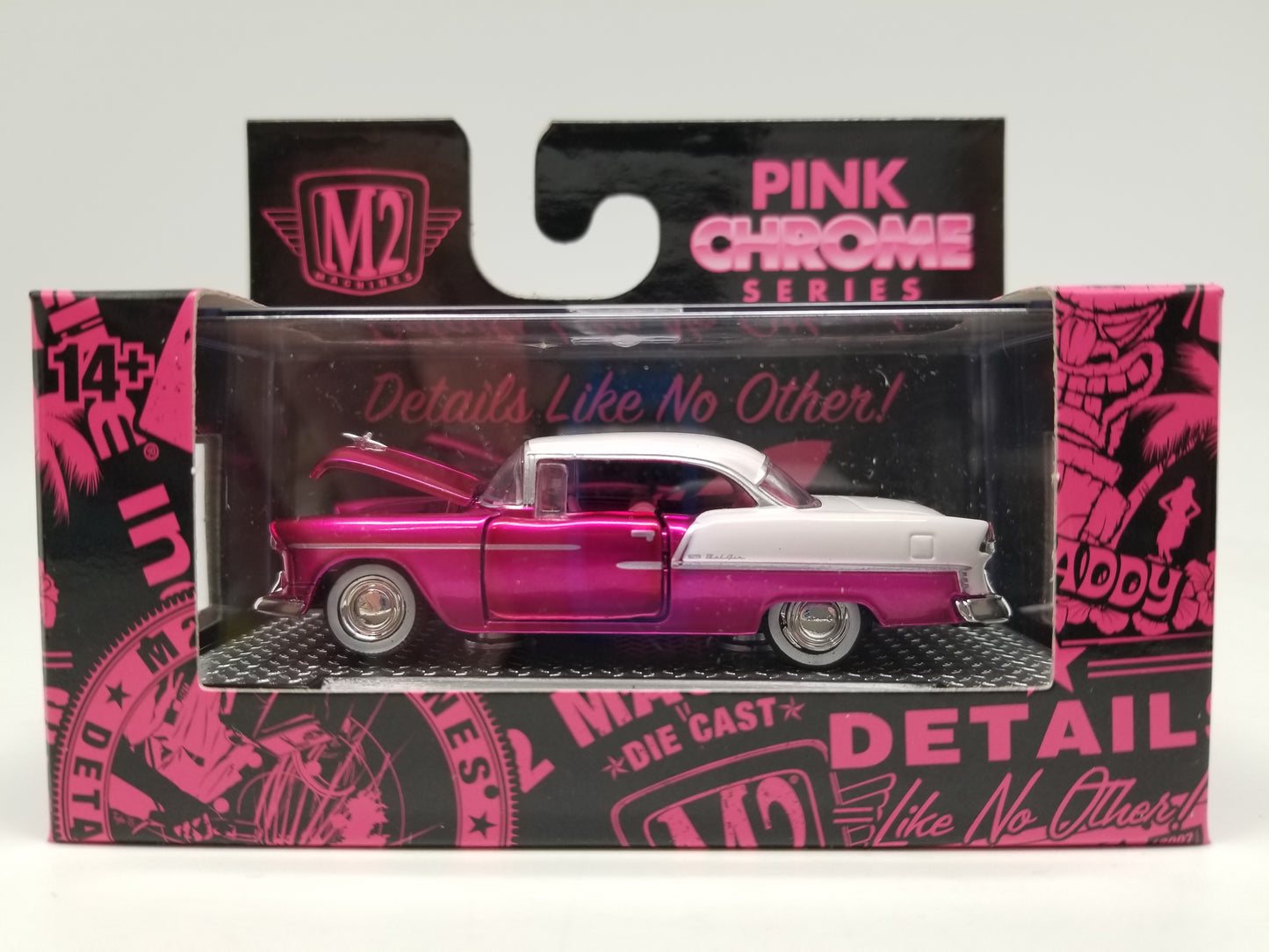 M2 1955 Chevrolet Bel Air - Pink Chrome