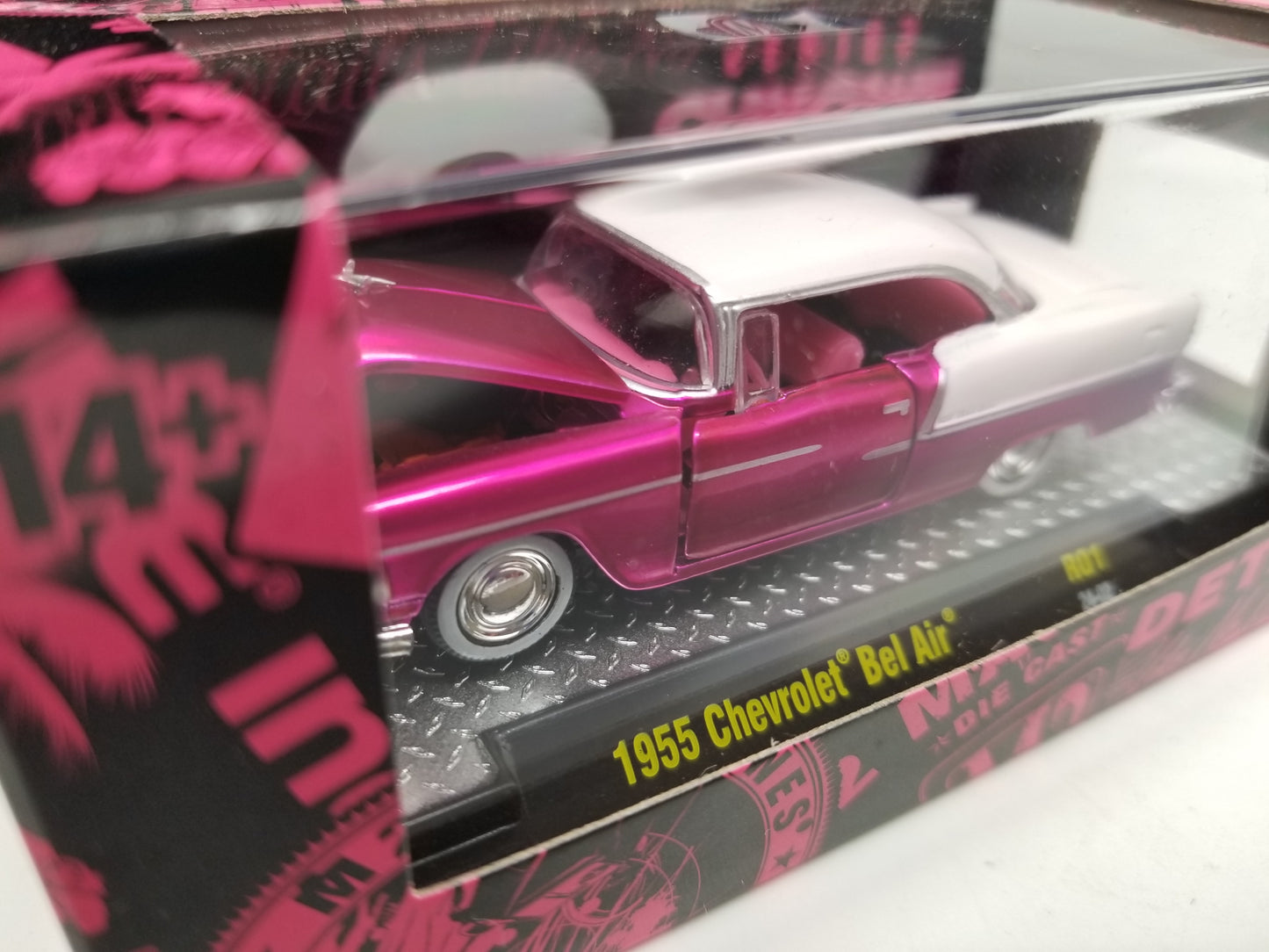 M2 1955 Chevrolet Bel Air - Pink Chrome