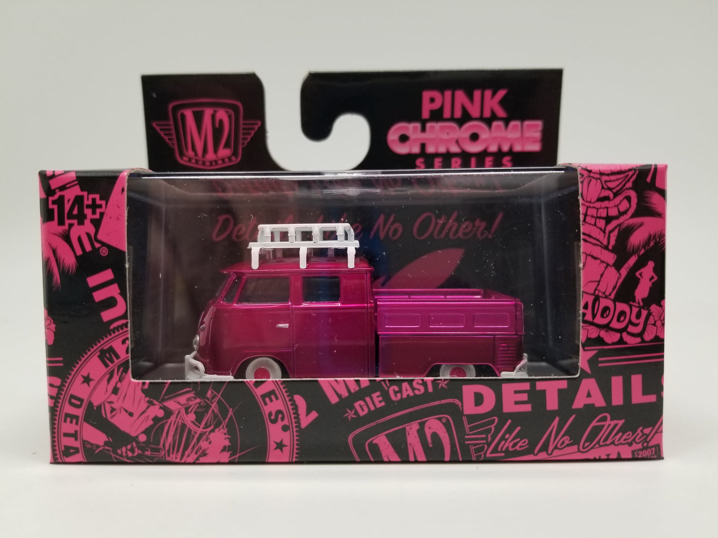 M2 1959 VW Double Cab Truck USA Model - Pink Chrome