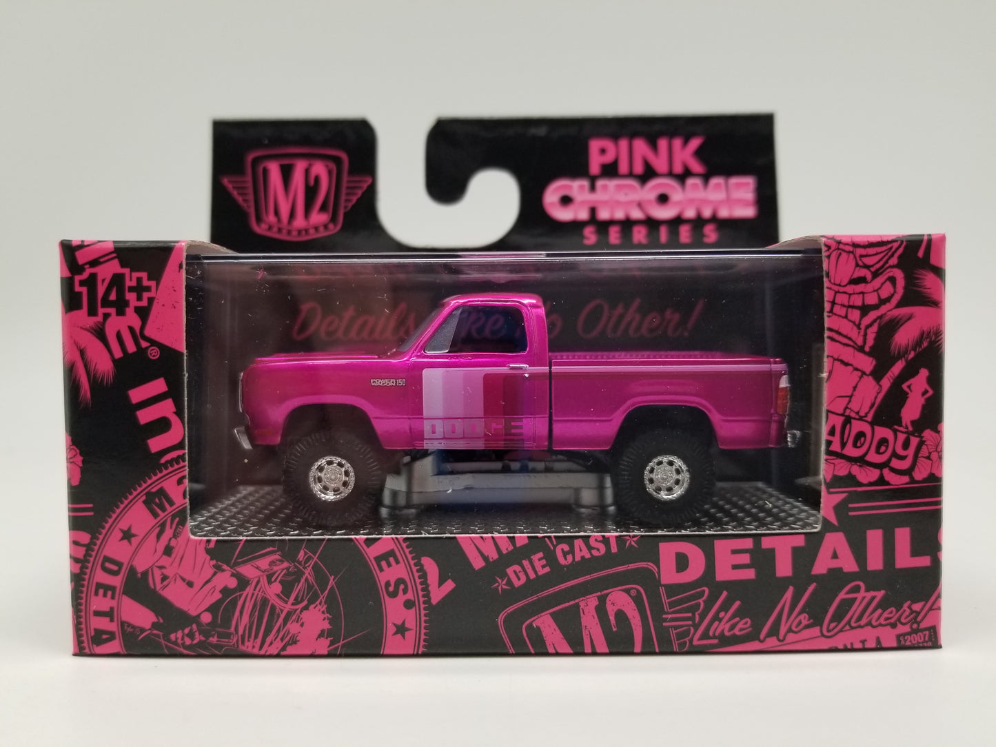 M2 1979 Dodge 150 Power Wagon PICK-M-UP - Pink Chrome