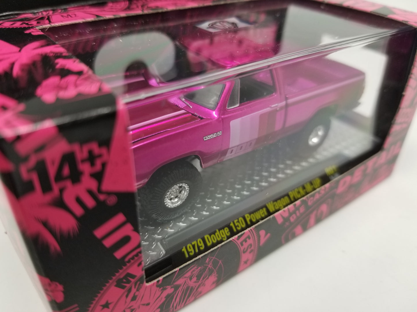 M2 1979 Dodge 150 Power Wagon PICK-M-UP - Pink Chrome