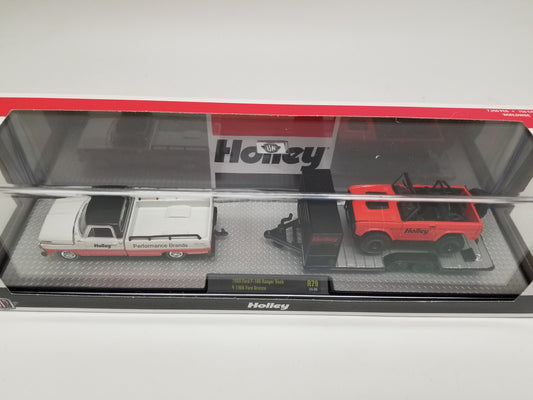 M2 1969 Ford F100 Ranger Truck & 1966 Bronco - Holley Auto Hauler