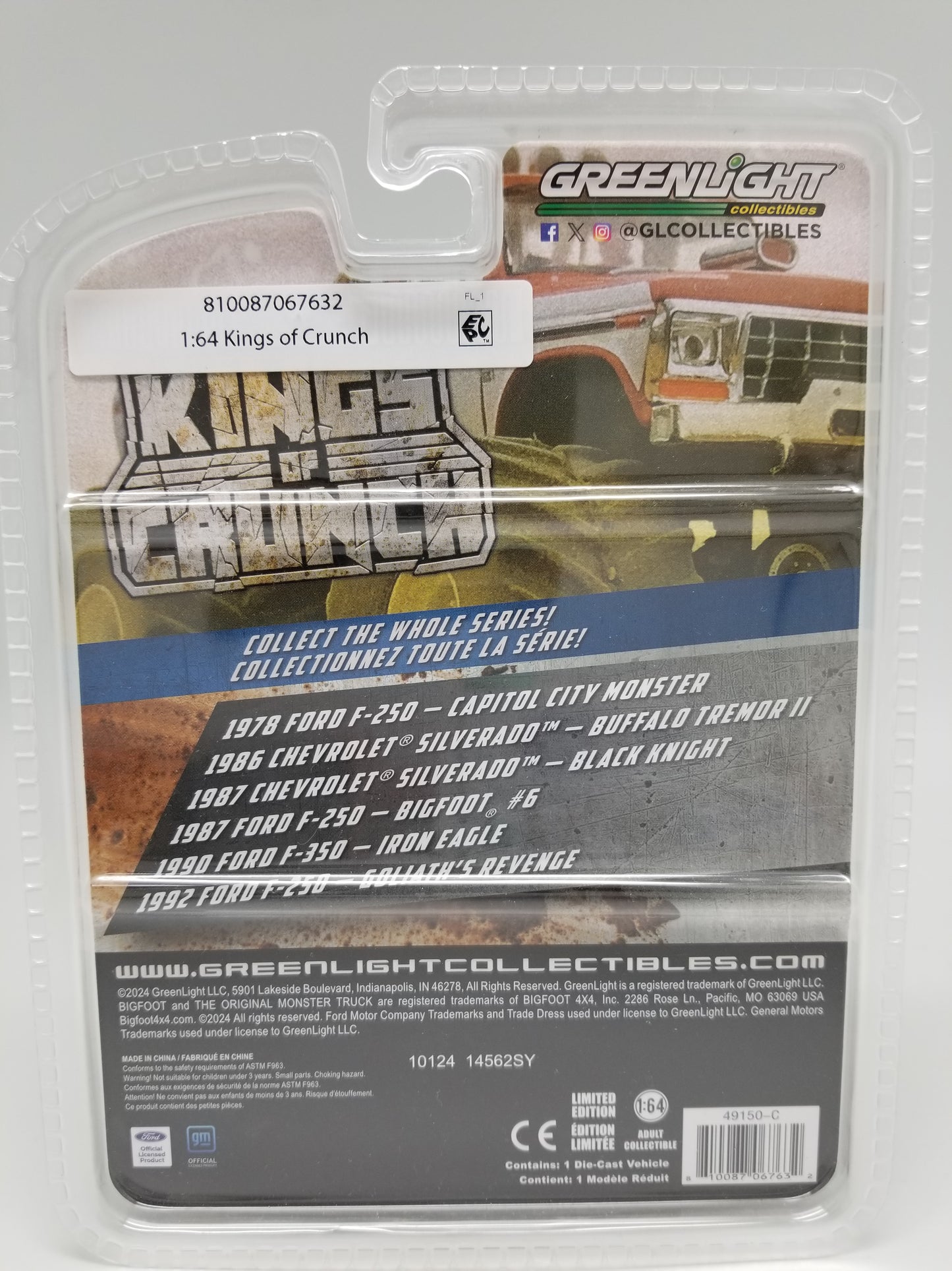 GL CHASE - 1987 Chevrolet Silverado - Black Knight - Kings of Crunch