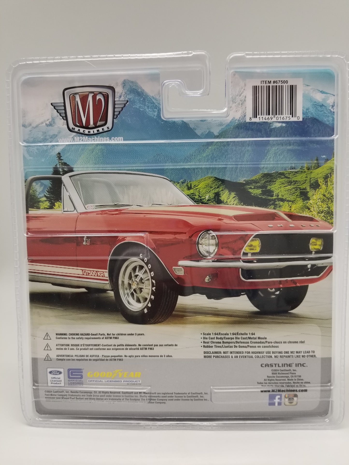 M2 Auto-Figs 1968 Mustang Shelby GT500 KR