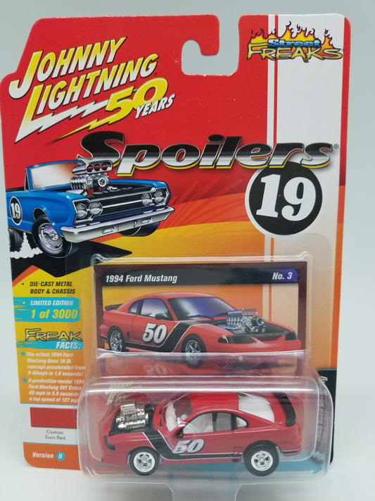 JL 1994 Ford Mustang - Custom Euro Red Street Freaks Spoilers