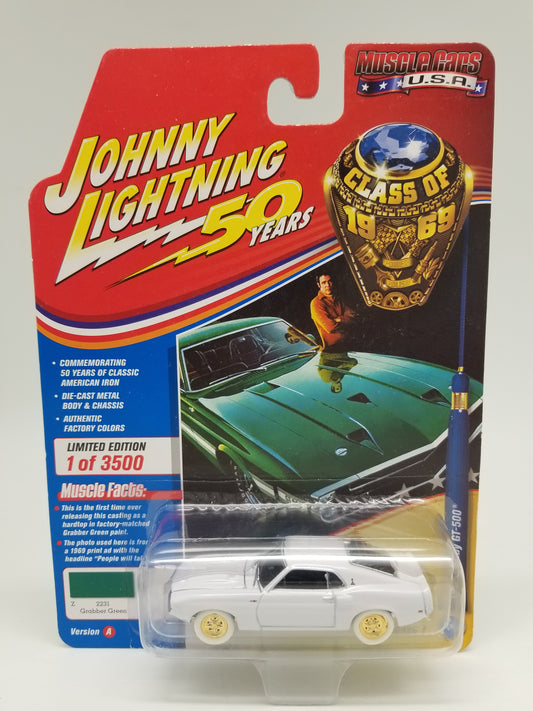 JL CHASE 1969 Mustang Shelby GT-500 - Grabber Green Muscle Cars