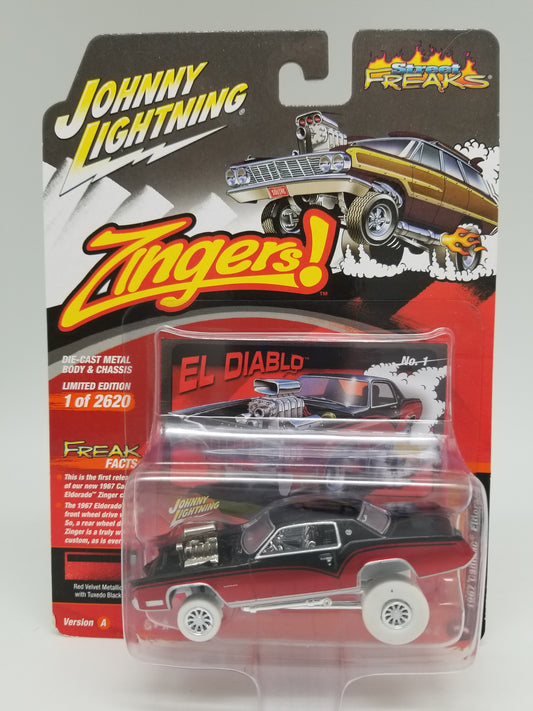 JL CHASE ZINGERS! 1967 Cadillac Eldorado - Black/Red - Street Freaks