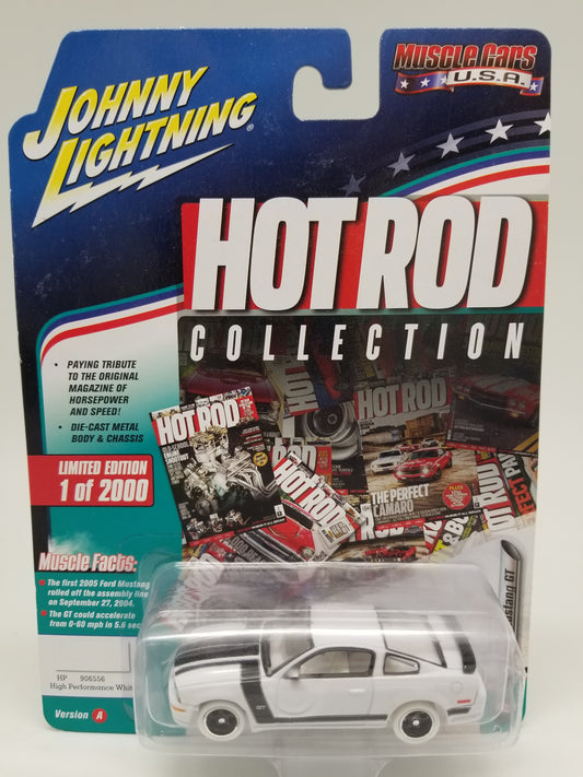 JL CHASE 2005 Ford Mustang GT - Hot Rod Collection - WHITE LIGHTNING