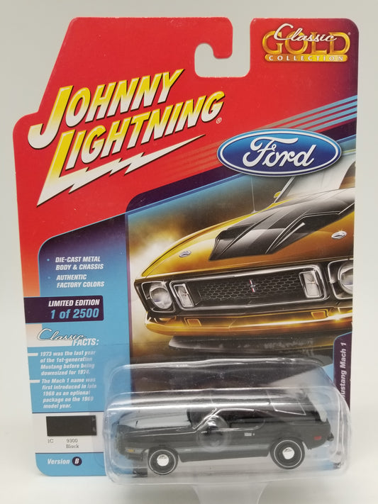 JL 1973 Ford Mustang Mach 1 - Black - Classic Gold