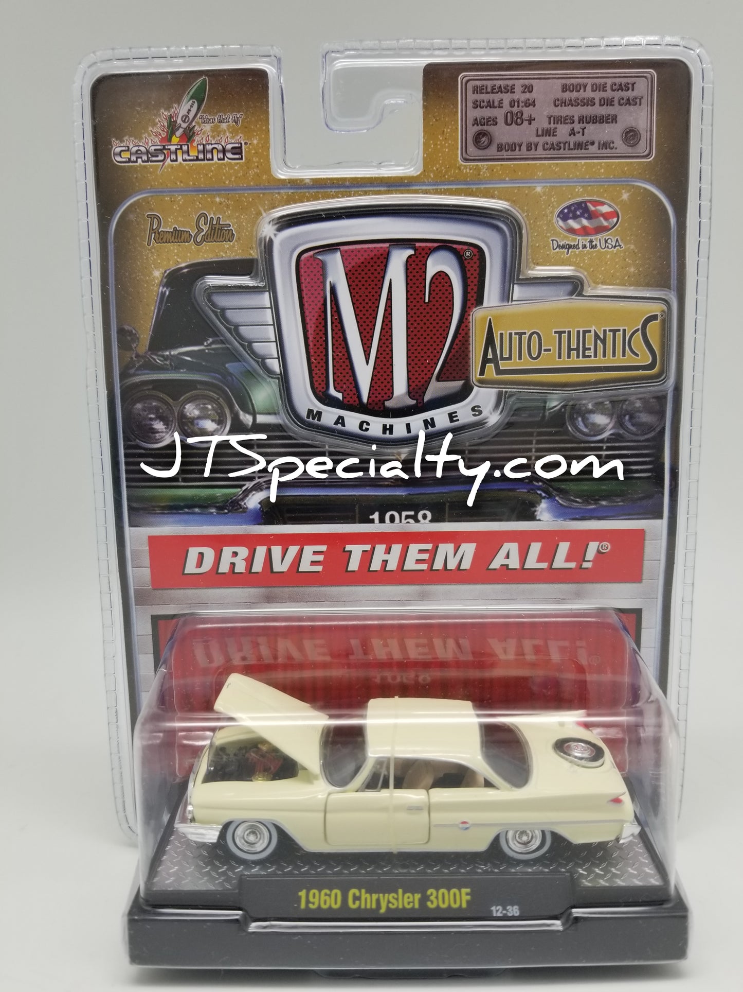 M2 1960 Chrysler 300F - Cream - Auto-Thentics