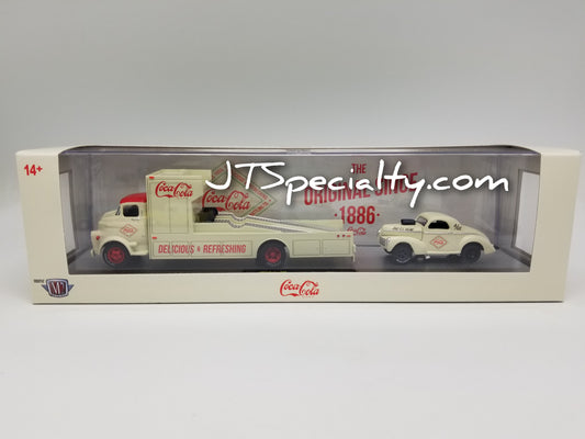 M2 1957 Dodge COE & 1941 Willys Coupe Gasser - Coca-Cola Auto Hauler