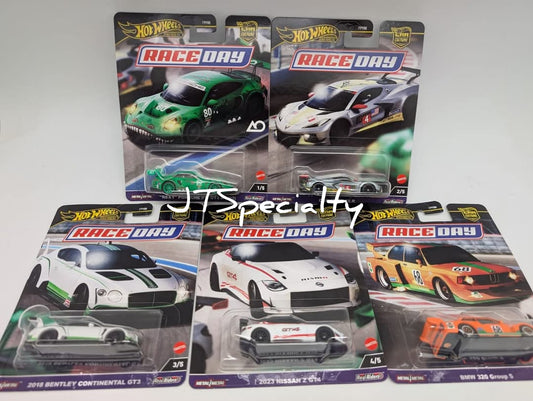 Hot Wheels 2024 Car Culture RACE DAY - SET OF 5
