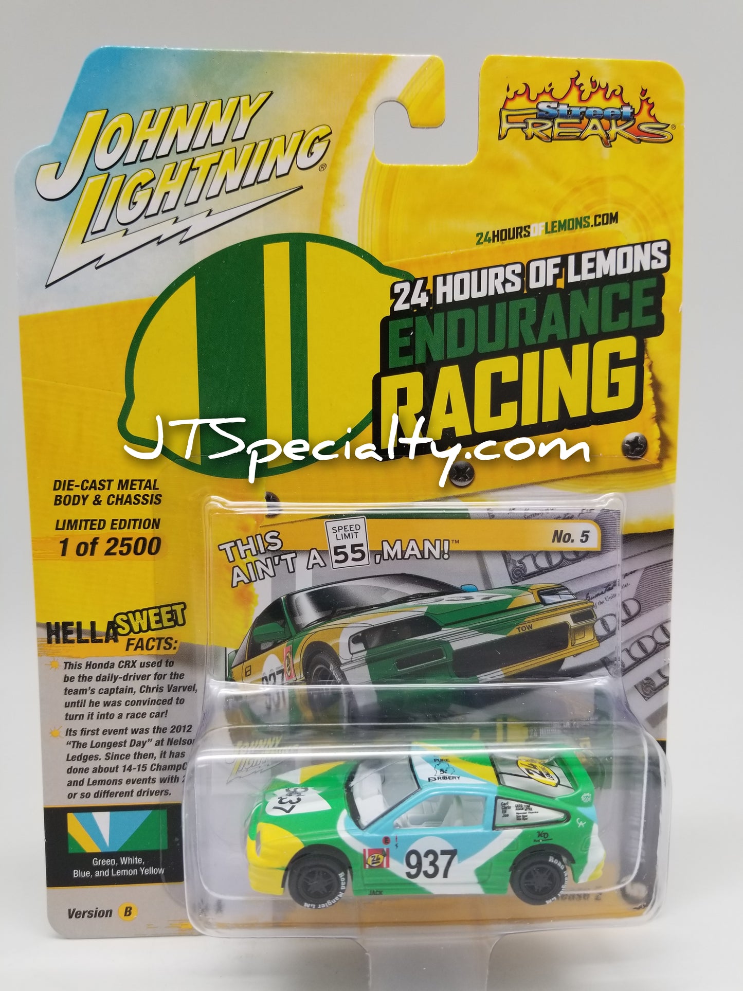 JL 1989 Honda CRX - more Green - Street Freaks 24hrs of Lemons