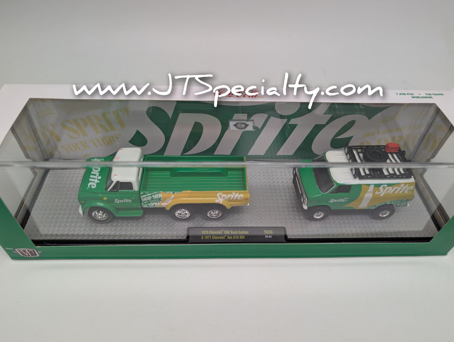 M2 1970 Chevrolet C60 Truck with a 1971 Van G10 4X4 - Sprite Auto Hauler