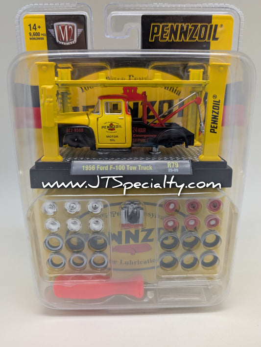 M2 1956 Ford F-100 Tow Truck - Pennzoil Model Kit