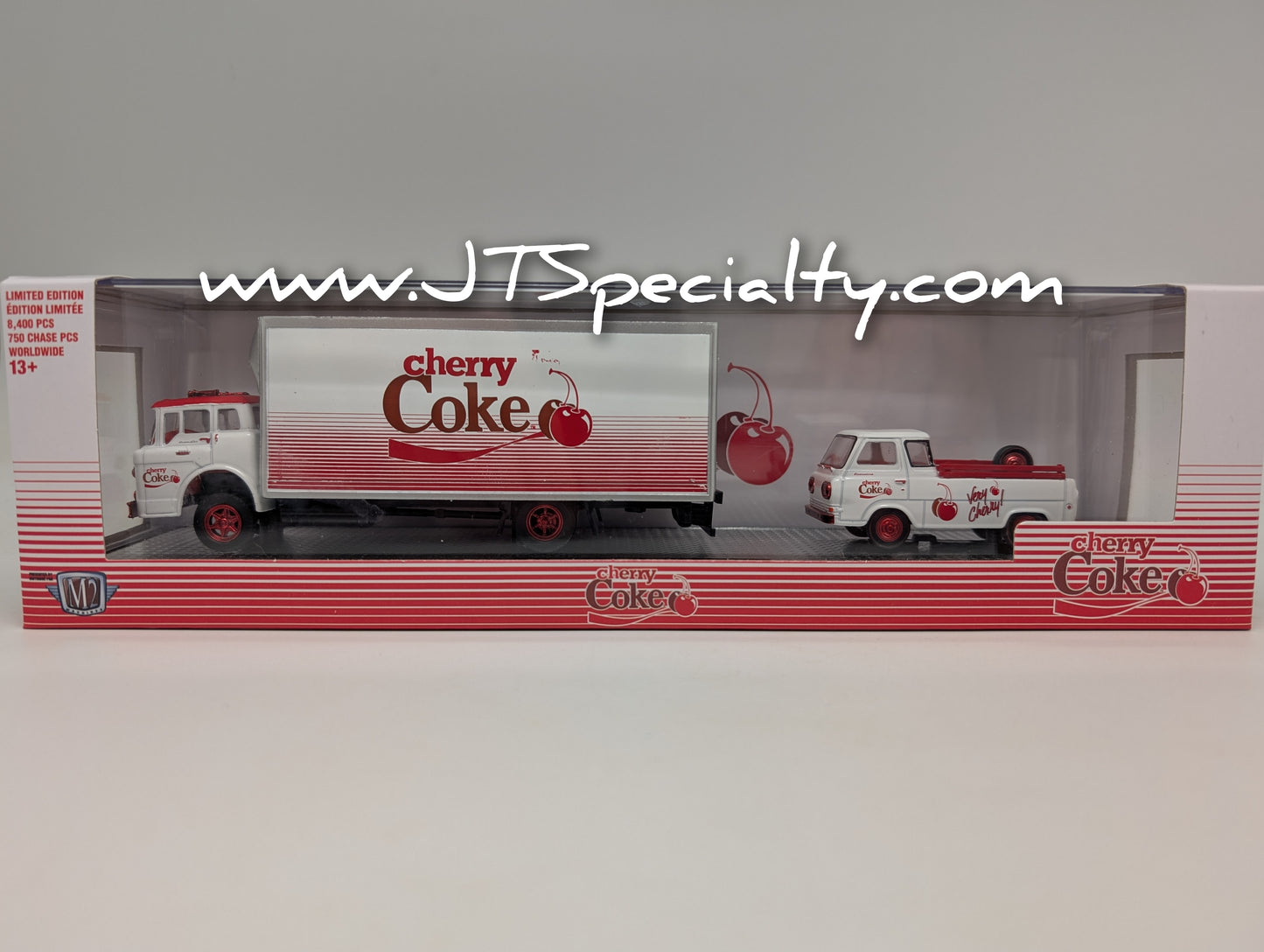 M2 CHASE 1966 Ford C-950 & 1964 Econoline Truck - Coca-Cola Auto Hauler
