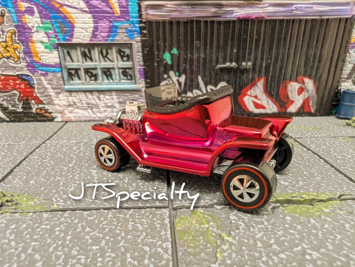 Hot Wheels HOT HEAP - Chrome RED 80th Anniversary Mattel RLC