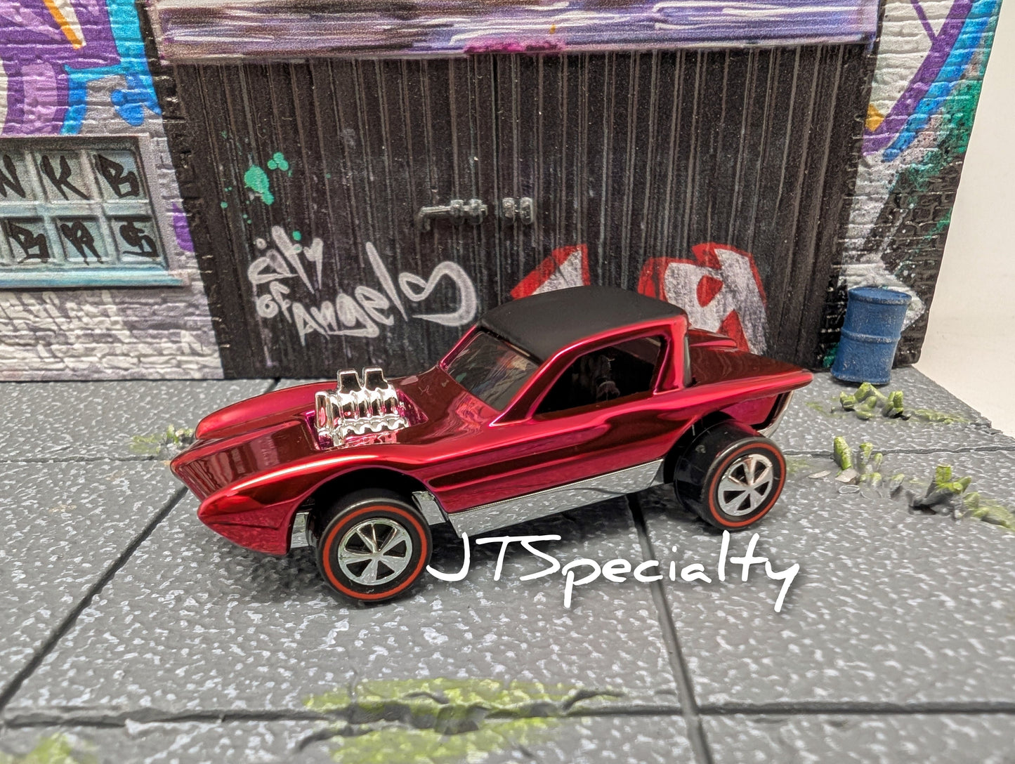 Hot Wheels CHEETAH - Chrome RED 80th Anniversary Mattel RLC