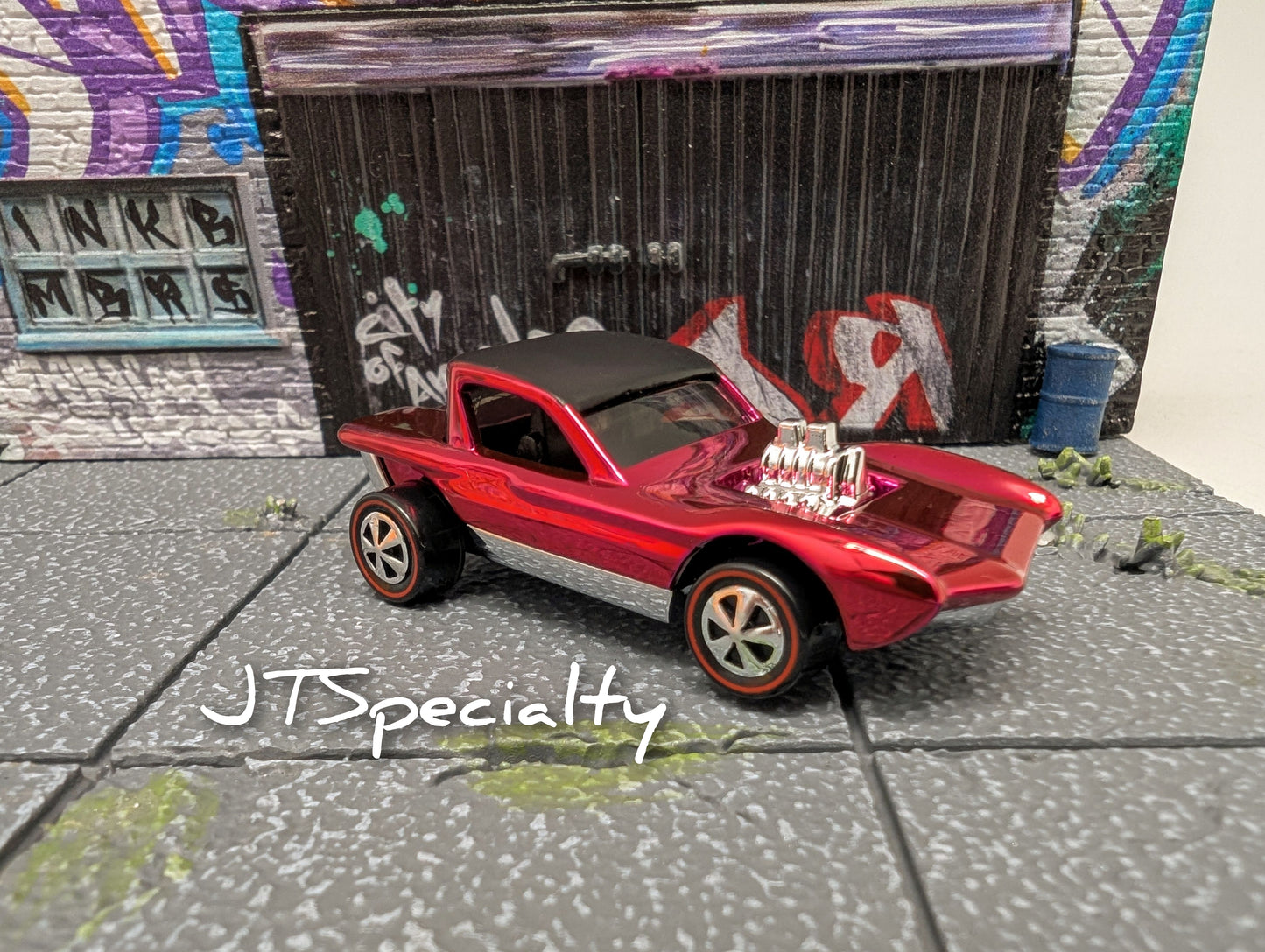 Hot Wheels CHEETAH - Chrome RED 80th Anniversary Mattel RLC