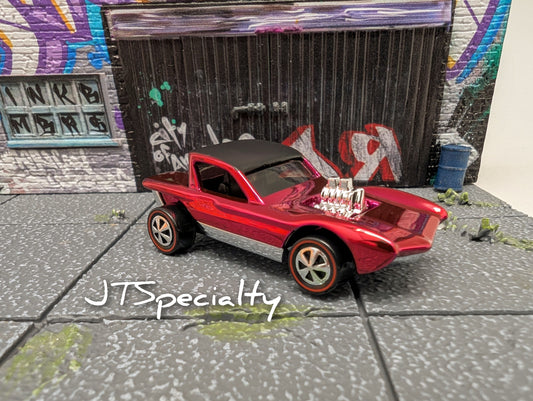 Hot Wheels CHEETAH - Chrome RED 80th Anniversary Mattel RLC