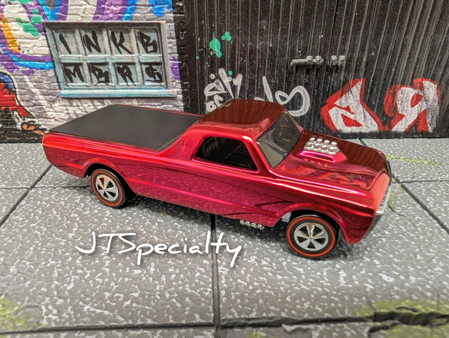 Hot Wheels FLEETSIDE - Chrome RED 80th Anniversary Mattel RLC