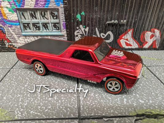 Hot Wheels FLEETSIDE - Chrome RED 80th Anniversary Mattel RLC