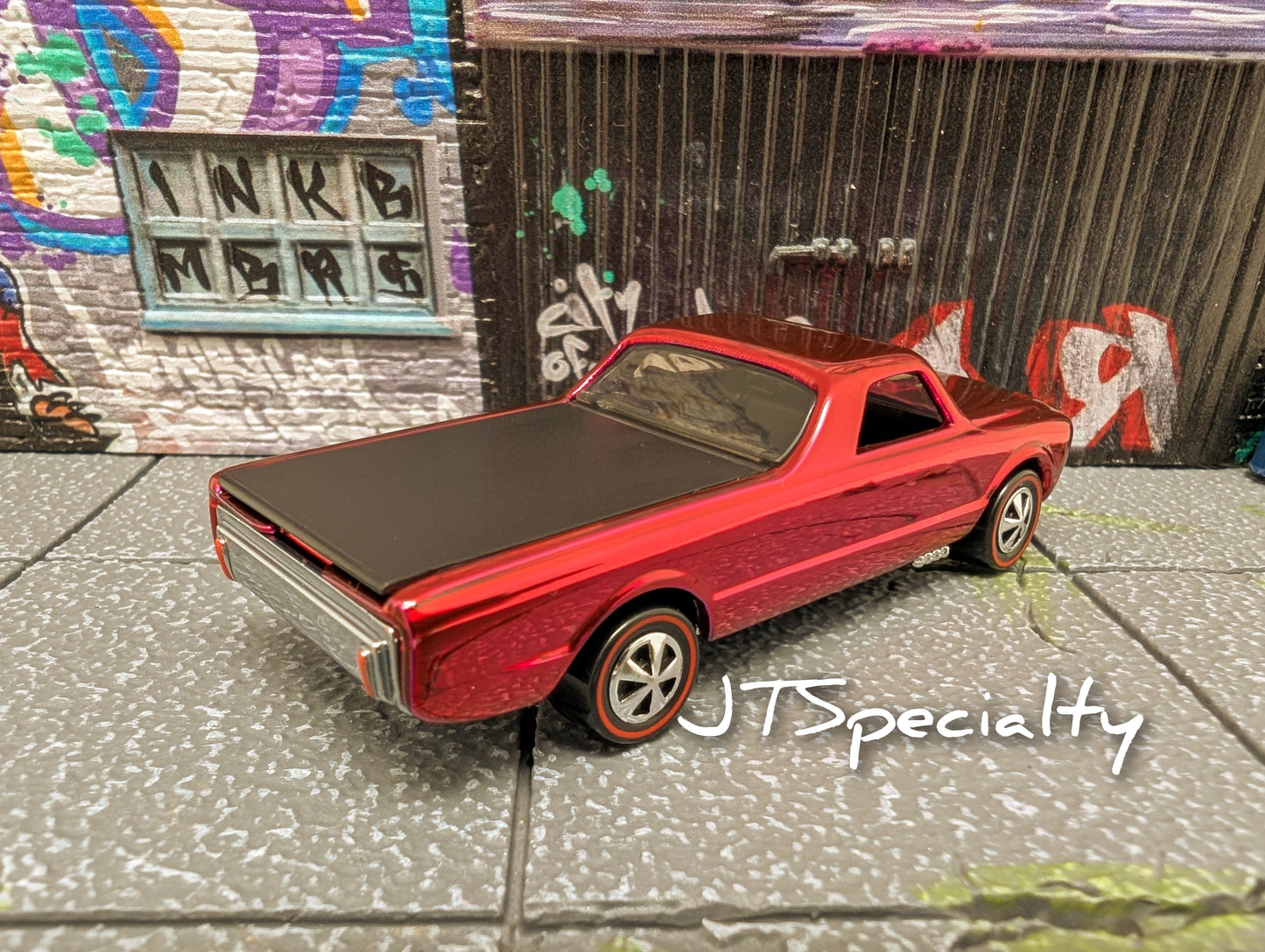 Hot Wheels FLEETSIDE - Chrome RED 80th Anniversary Mattel RLC