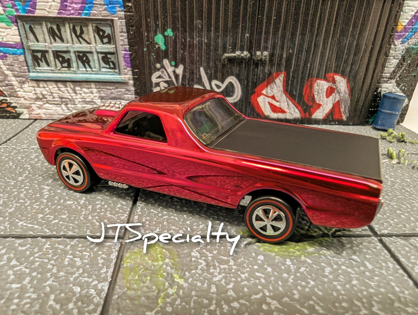 Hot Wheels FLEETSIDE - Chrome RED 80th Anniversary Mattel RLC