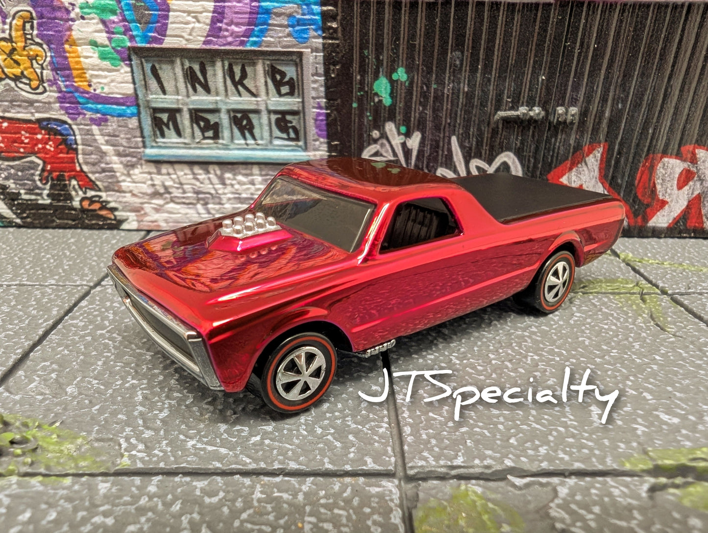 Hot Wheels FLEETSIDE - Chrome RED 80th Anniversary Mattel RLC