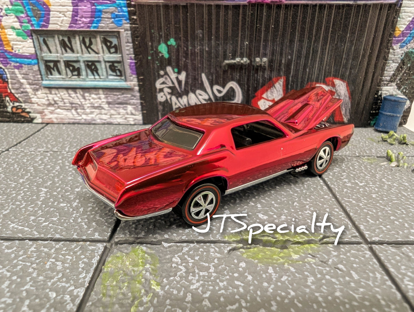 Hot Wheels ELDORADO - Chrome RED 80th Anniversary Mattel RLC