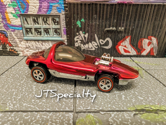 Hot Wheels SILHOUETTE - Chrome RED 80th Anniversary Mattel RLC