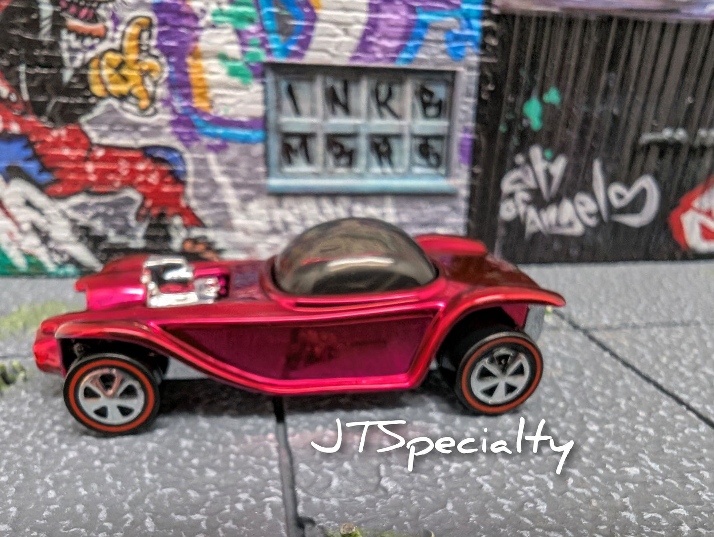 Hot Wheels BEATNIK BANDIT - Chrome RED 80th Anniversary Mattel RLC