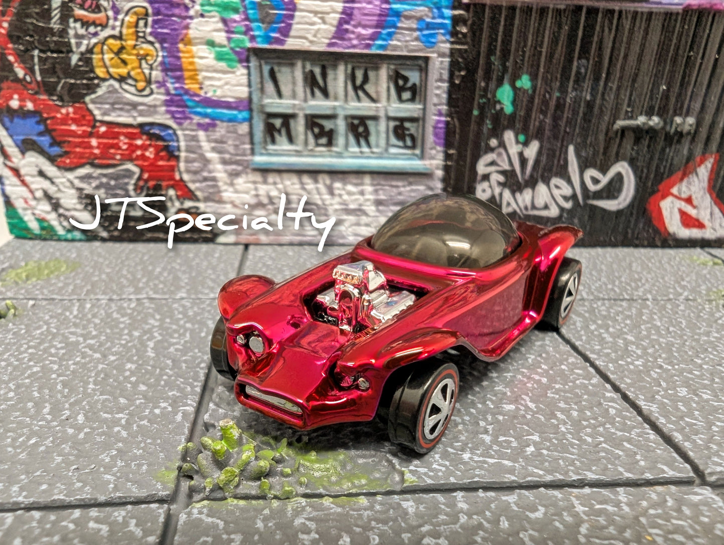 Hot Wheels BEATNIK BANDIT - Chrome RED 80th Anniversary Mattel RLC