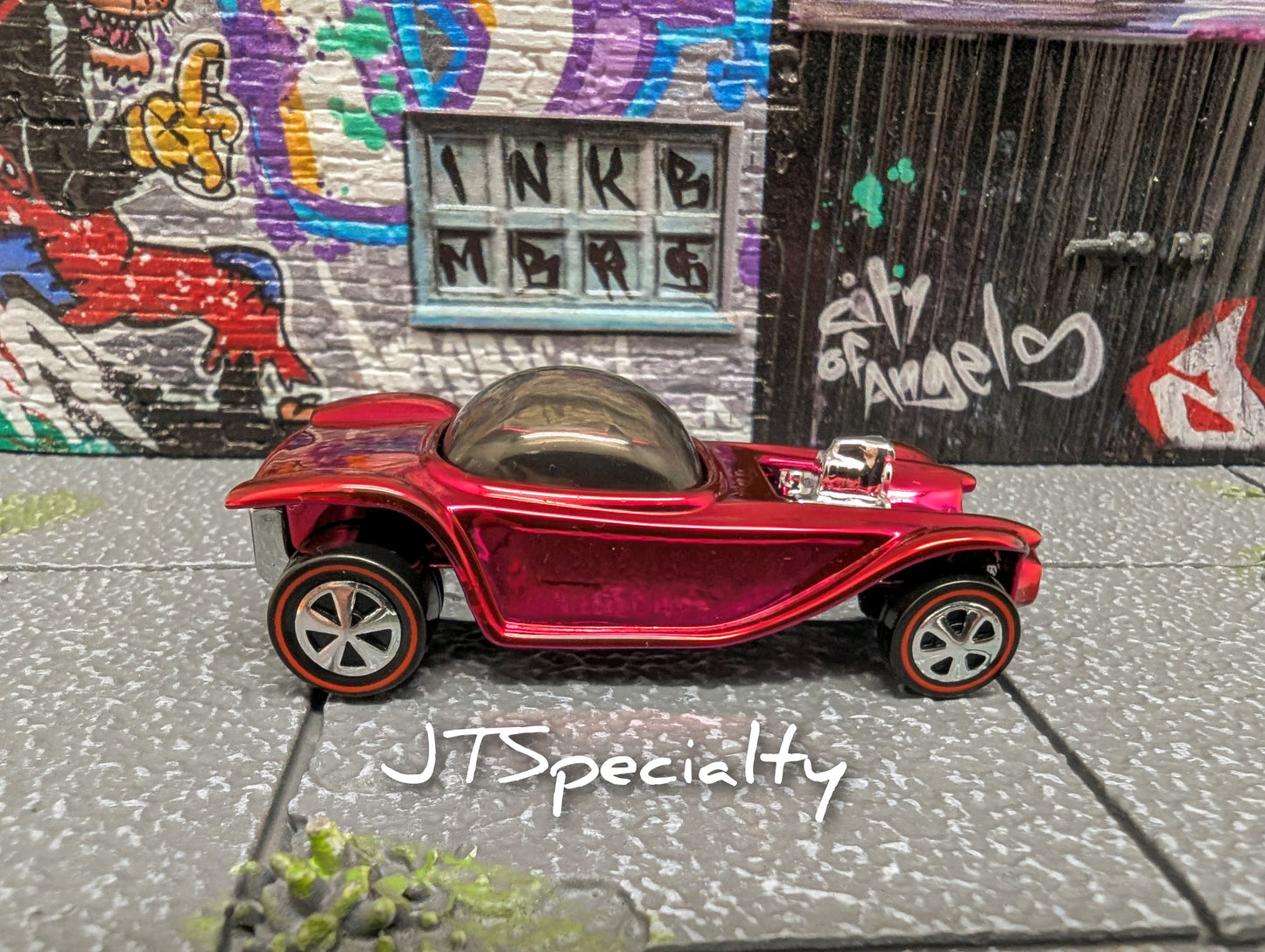 Hot Wheels BEATNIK BANDIT - Chrome RED 80th Anniversary Mattel RLC