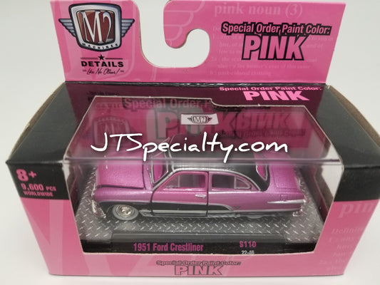 M2 1951 Ford Crestliner - PINK