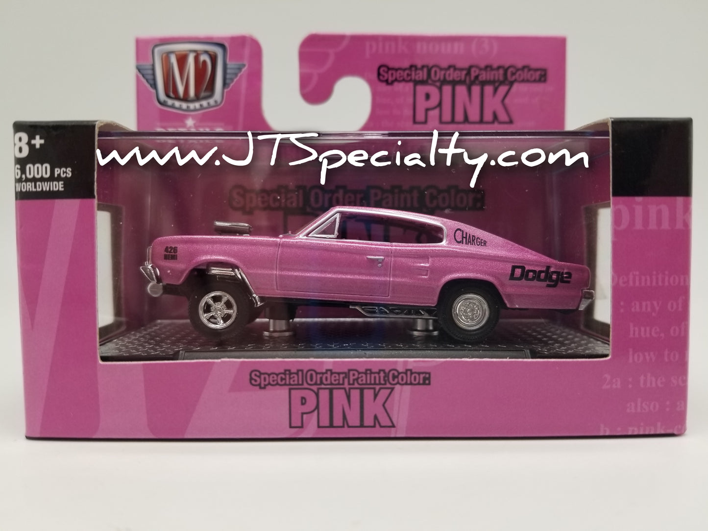 M2 1966 Dodge Charger GASSER - PINK