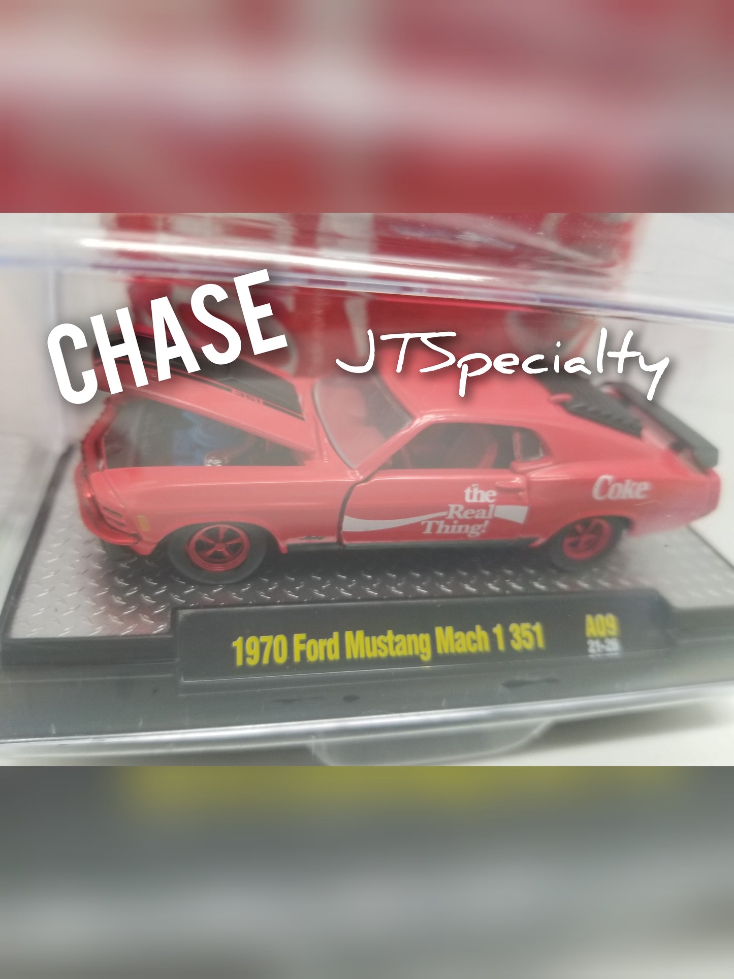 M2 CHASE 1970 Ford Mustang Mach 1 351- Coca-Cola
