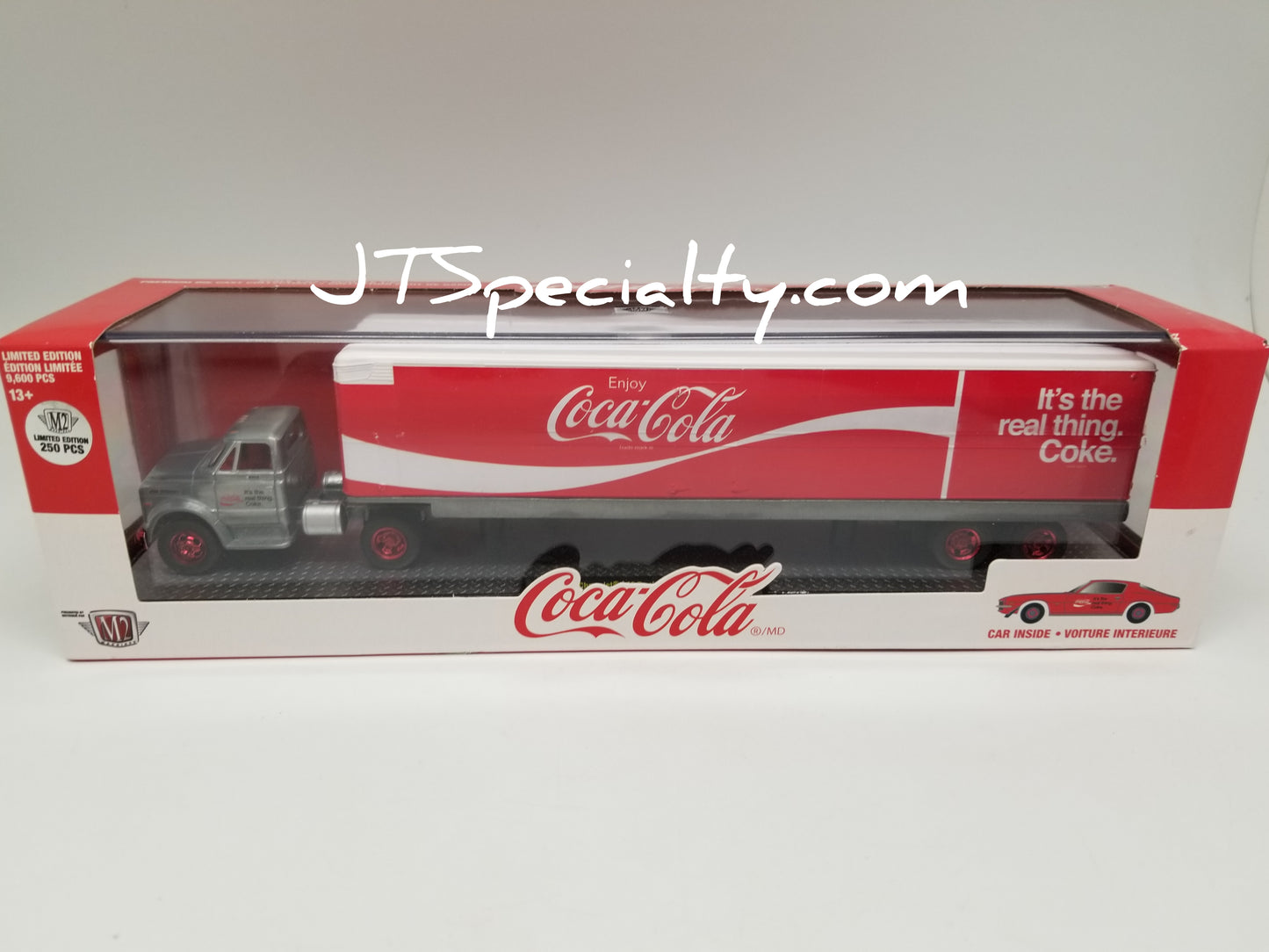 M2 SUPER CHASE - 1970 Chevrolet C60 Truck & 1971 Camaro SS 396 Auto Hauler - Coca-Cola