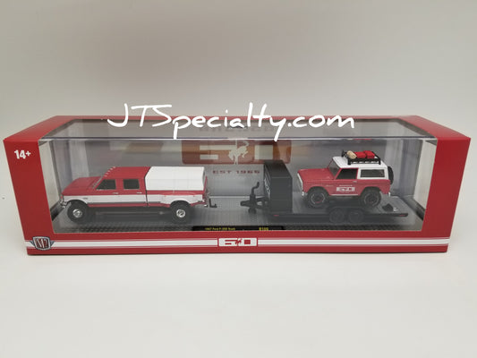 M2 1987 Ford F-350 Truck & 1966 Bronco - Auto Hauler
