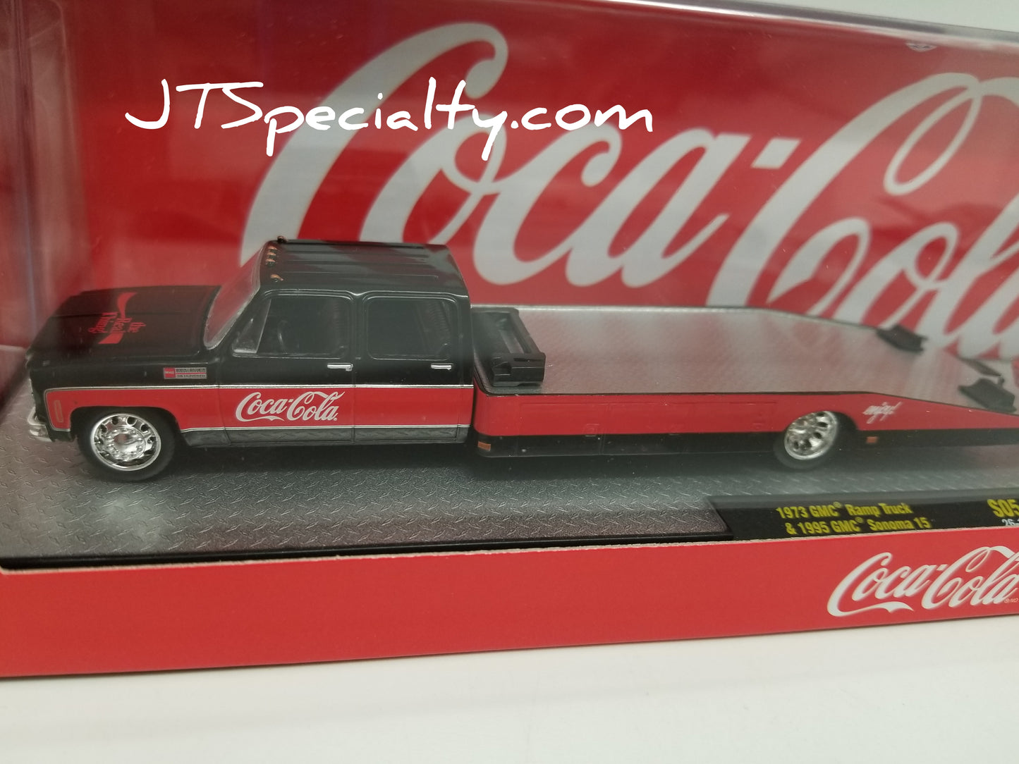 M2 1973 GMC Ramp Truck & 1995 Sonoma 15 - Coca-Cola Auto Hauler