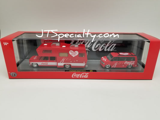 M2 1975 Chevrolet Cheyenne Super 30 & 1995 GMC Safari Van - Coca-Cola Auto Hauler